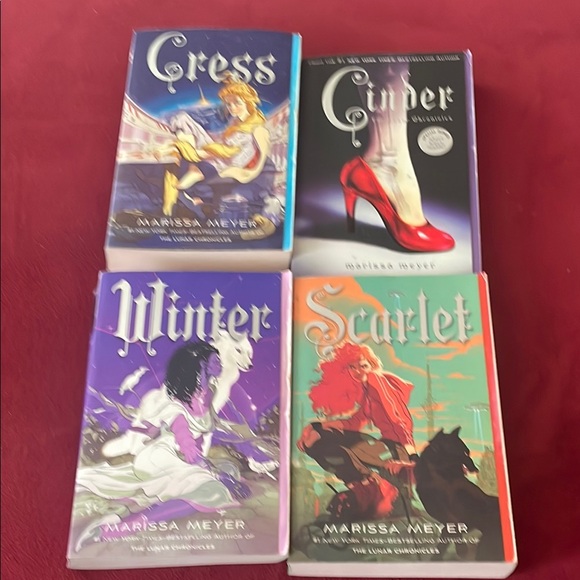 Other - The Lunar Chronicles By Marissa Meyers 
Cress, cinder , Scarlet &Winter